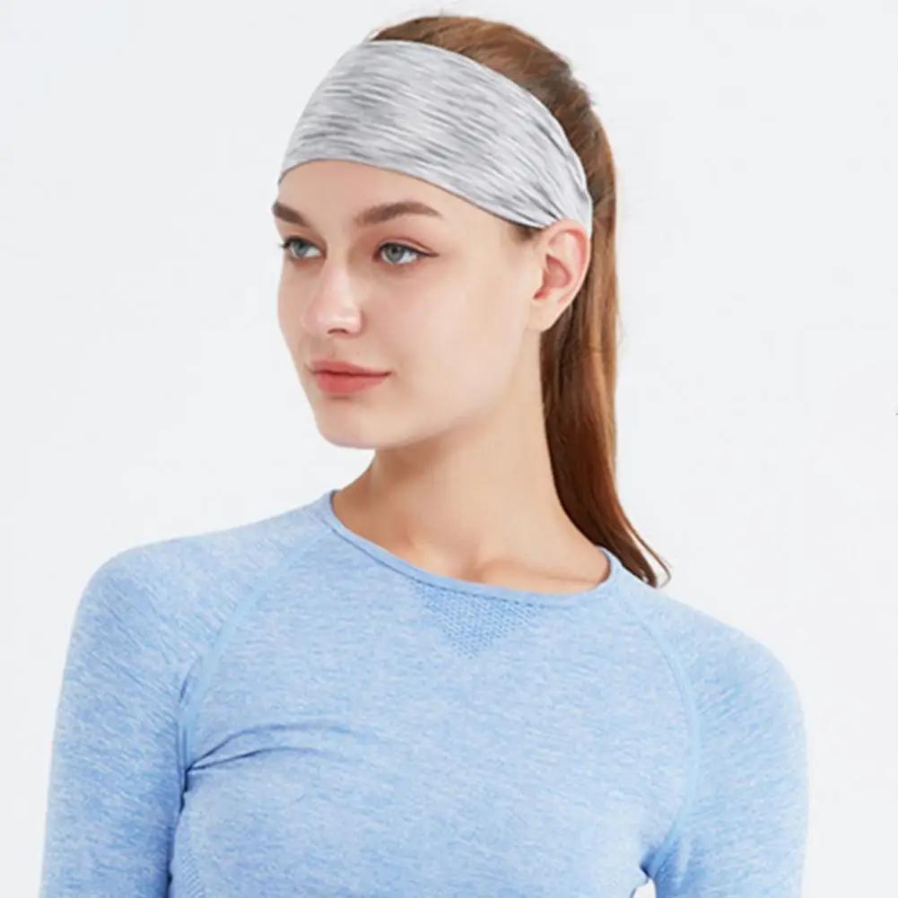 Fashion Absorbing Sweat Yoga Headband Candy Color Wide White Blue Red Hairband Accessories Simple Design Elastic Hea
